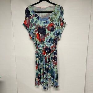 Adyson Parker Multicolor Floral Midi Dress